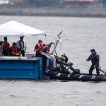 The NYPD resumes its search for bodies in the Hudson River